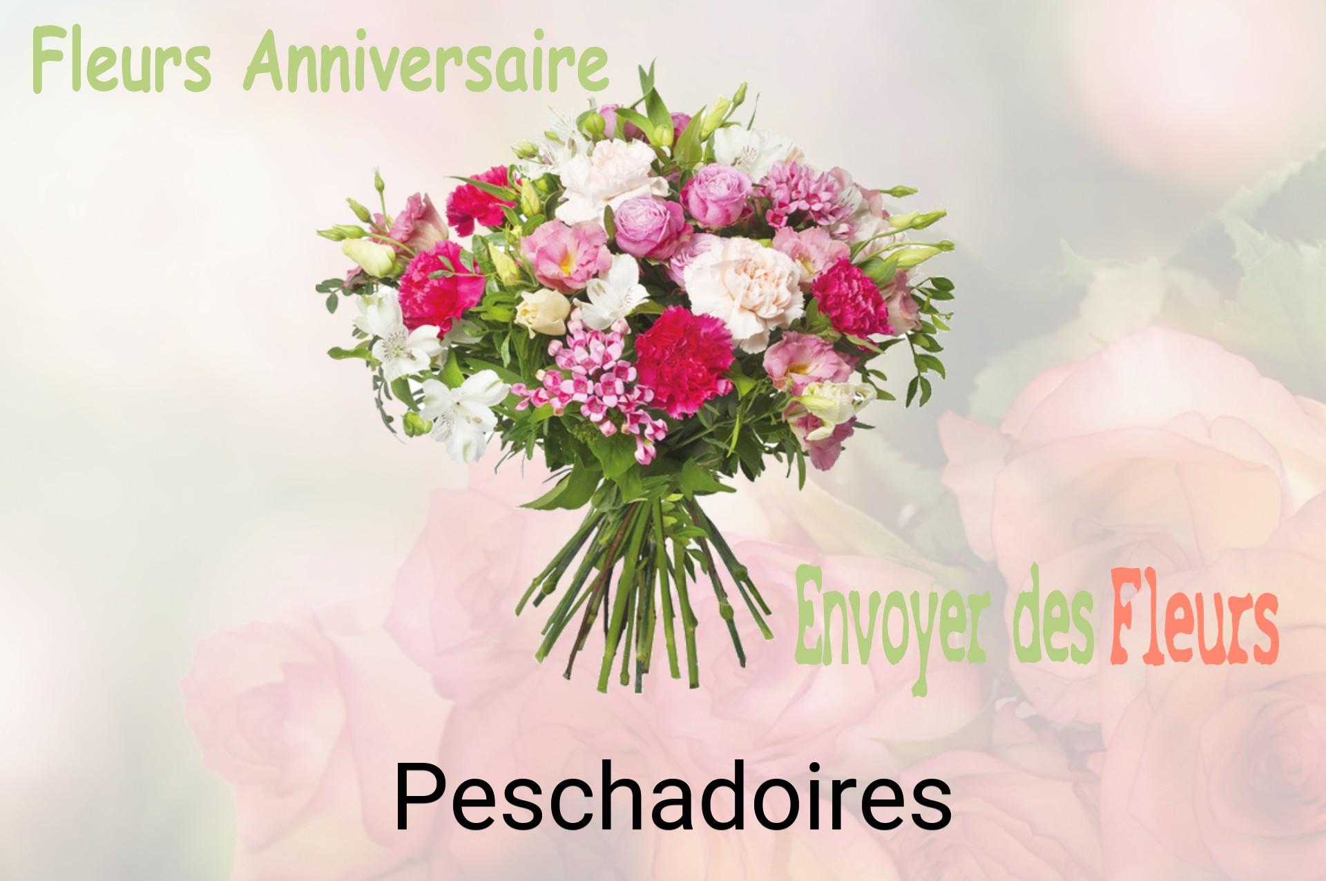 Bouquet de fleurs d’anniversaire livré à Peschadoires